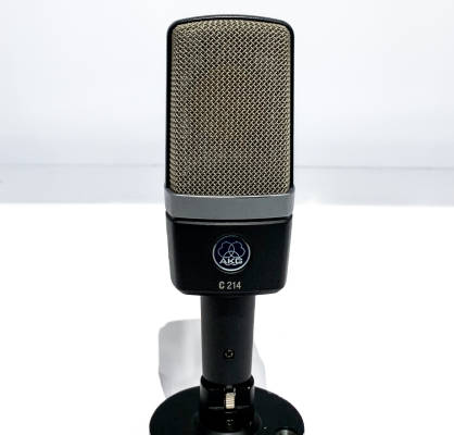 【極美品】AKG C214 + AKG PF80 AKG Pro Audio C214 Condenser Microphone - Detailed Recording